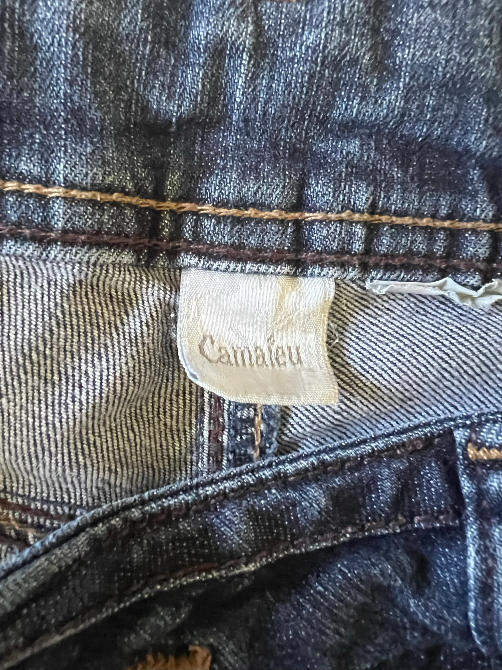 Low-waisted trousers Camaïeu 2000s – photo 4